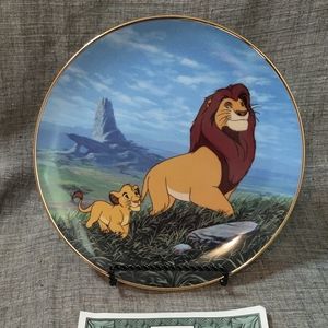 Lion King Plate Like Father Like Son Bradford Exch